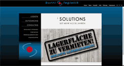 Desktop Screenshot of burrilogistik.ch