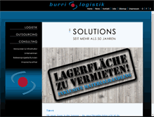Tablet Screenshot of burrilogistik.ch